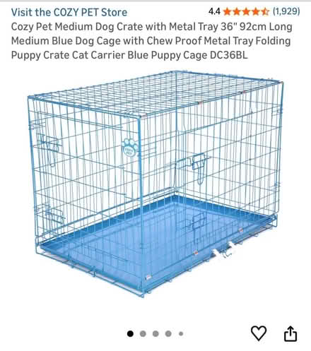 Photo of free Dog trainer crate medium size dog (Steeple Claydon MK18) #1