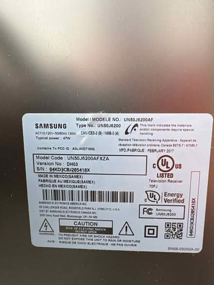 Photo of free 50” Samsung TV (Appleton) #2