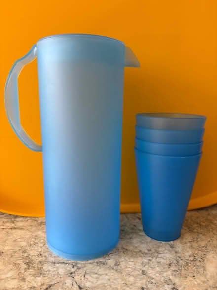 Photo of free Summer Drinks jug / pitcher with 4 beakers (Welling DA16) #1