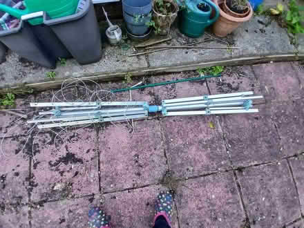 Photo of free Aluminium outdoor rotary clothes line (Hailsham BN27) #1