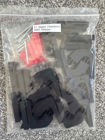 Photo of free Wall mounts for Lego F1 cars (CR2) #1