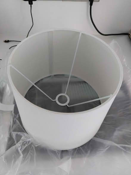 Photo of free White lamp shade for table lamp (Mansfield Ng18) #1