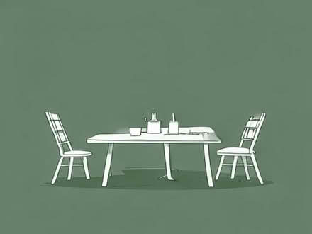 Photo of Dining table and 2 chairs (Vauxhall B7) #1