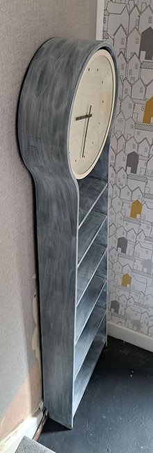 Photo of free Tall wood clock shelving (Dukinfield (SK16)) #4