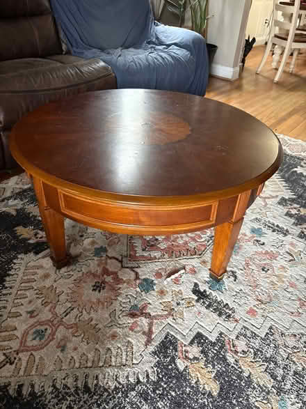 Photo of free Wooden living room table (Hamilton) #2