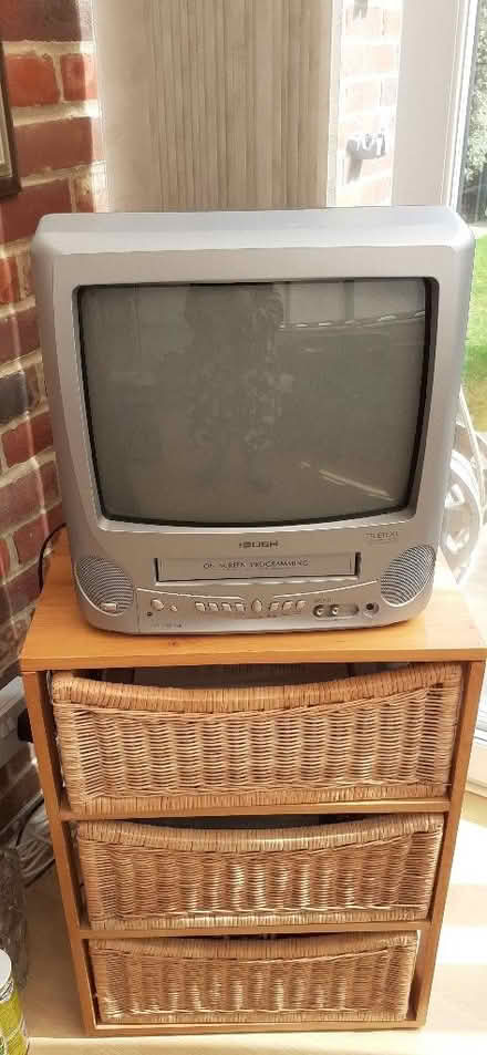 Photo of free Small Bush TV with cassette player (Stone Cross BN23) #1