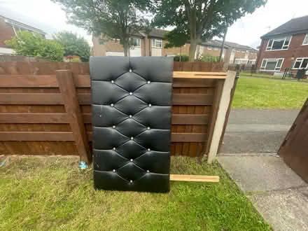 Photo of free Double leatherette headboard (Ng10 3ee) #1