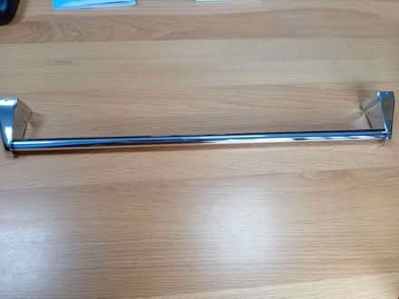 Photo of free Heavy Chrome towel rail and toothbrush holder (Garstang PR3) #2