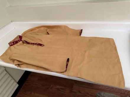Photo of free Long gold tunic & maroon vest (1075 Valencia Avenue) #3