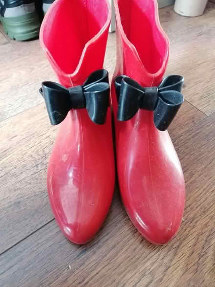 Photo of free Ladies red ankle wellington boots (Presteigne LD8) #1