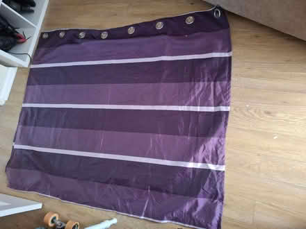 Photo of free Two purple curtains (NG10 Fields Farm Estate) #1