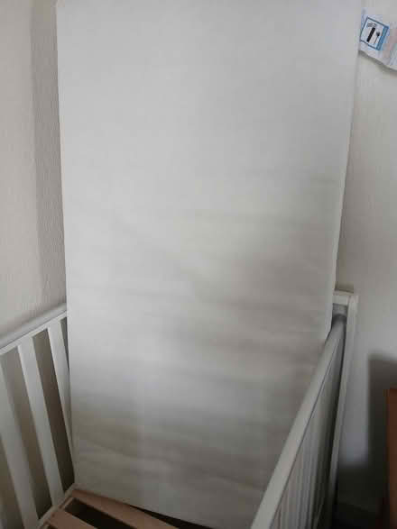 Photo of free White cotbed with mattress (Southport PR9) #4