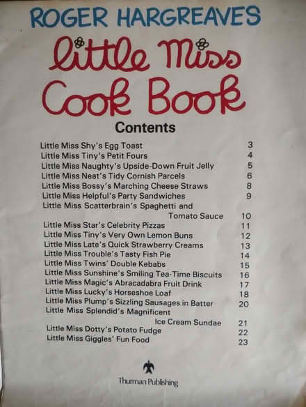 Photo of free Children's Little Miss Cookbook (Amersham HP7) #2