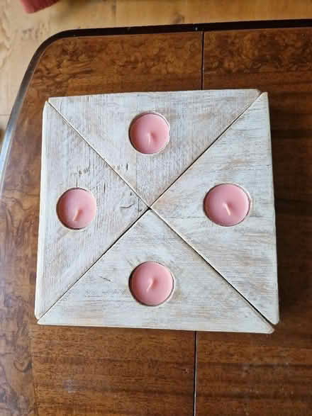 Photo of free Wooden tealight hders (Ormesby St Margaret NR29) #1