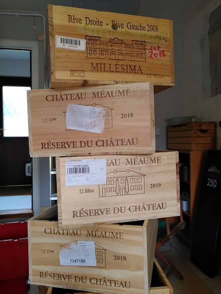 Photo of free Wooden wine boxes large (Whitehill EH22) #1