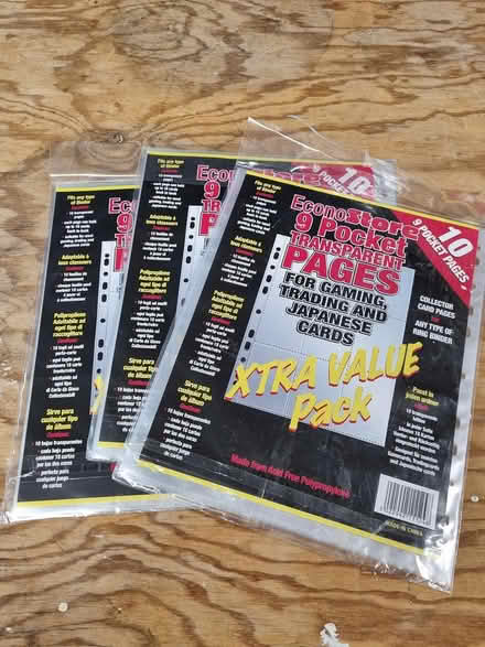Photo of free Card sleeves (CM2 springfield, chelmsford) #1