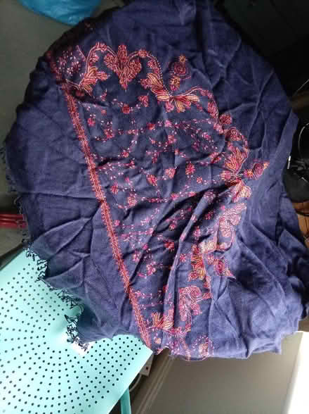 Photo of free Offcut from embroidered kashmir (Belper DE56) #1