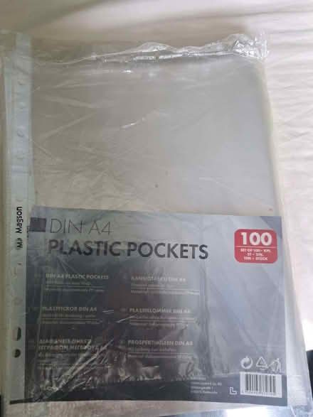 Photo of free A4 plastic pockets (Battle RG30) #1