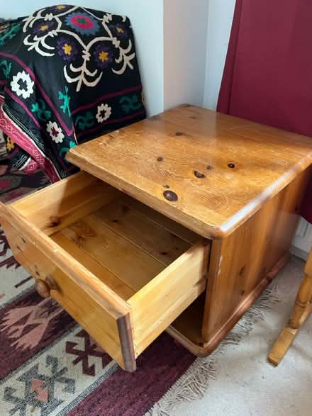 Photo of free 2 pine bedside tables (Guildford area GU1) #1