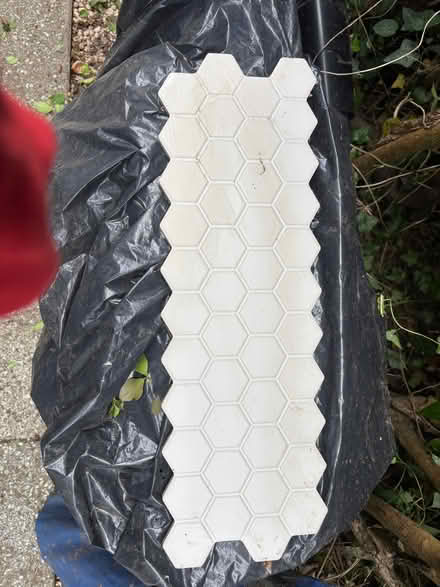 Photo of free Light grey ceramic tiles approximately 40. For kitchen or h (Pangbourne RG8) #1