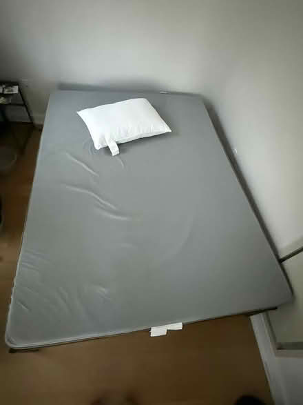 Photo of free Queen size mattress with bed frame (400W 113th St) #1