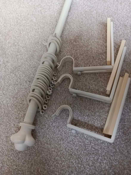 Photo of free White curtain pole (Lichfield (Boley Park) WS14) #1