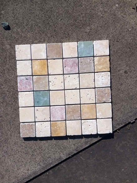 Photo of free 5 mosaic tiles (Lichfield (Boley Park) WS14) #1