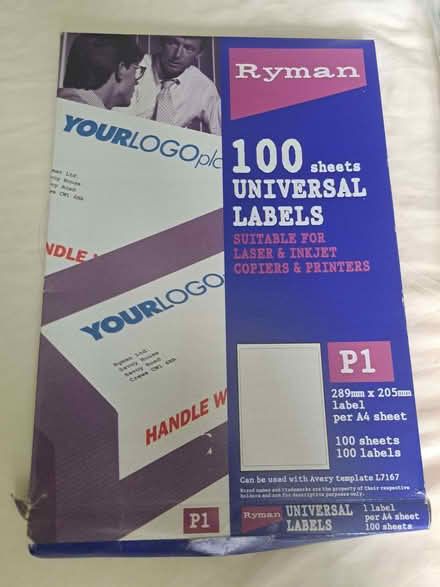 Photo of free A4 printable self-adhesive labels (various sizes) (Battle RG30) #1