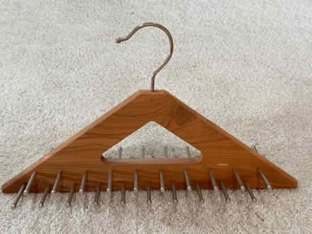 Photo of free Deluxe "Woodlore" Cedar Tie Hanger (Darien - near 75th x Cass Ave.) #2