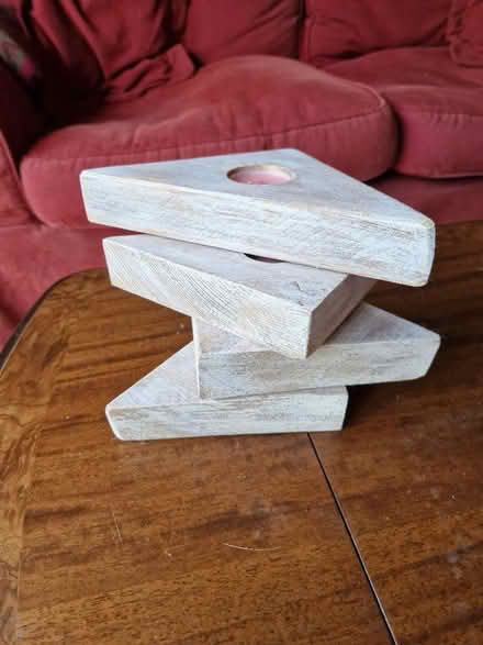 Photo of free Wooden tealight hders (Ormesby St Margaret NR29) #2