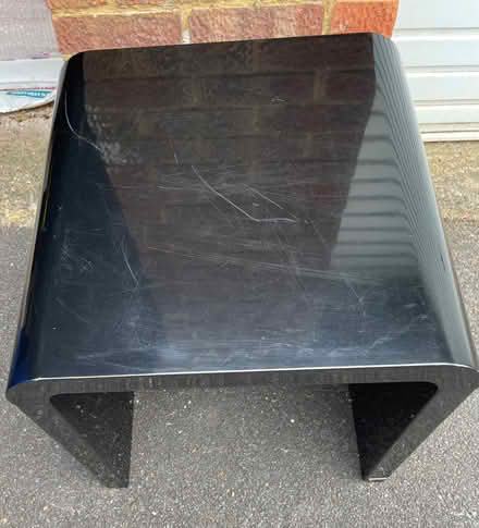 Photo of free Black lacquered side table (Widmer End HP15) #1