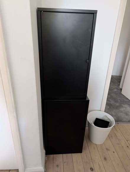 Photo of free Black Metal Storage Cabinet x2 (Brentwood CM13) #2