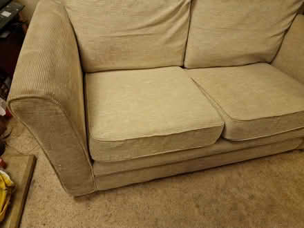 Photo of free Oatmeal two seater sofa (Stroud GL5) #3