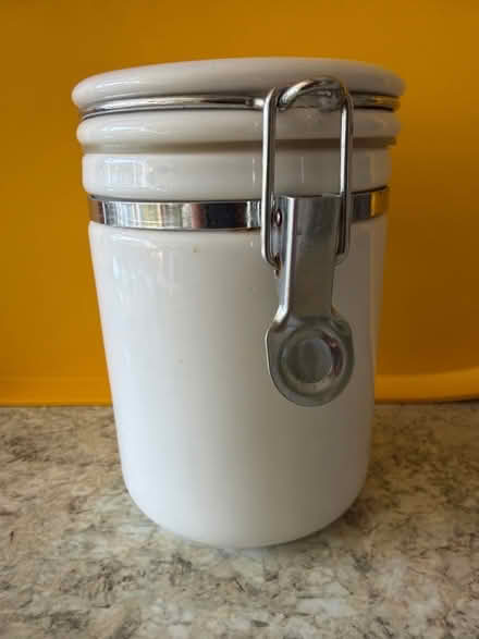 Photo of free Mason jar 5” tall 4” diameter (Welling DA16) #1