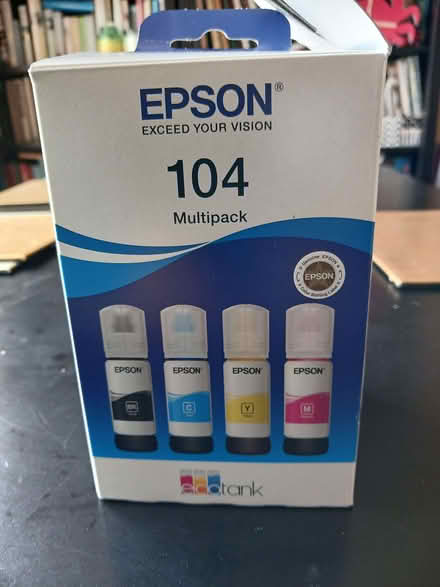 Photo of free Part used Epson 104 ink bottles (Baswich ST17) #1