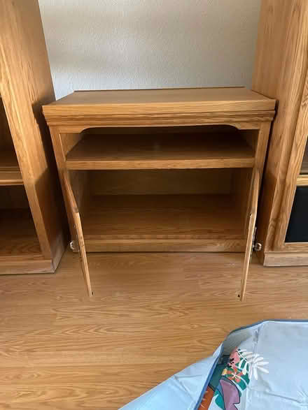 Photo of free Solid Oak Entertainment Center (Spanish Springs) #4