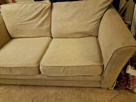 Photo of free Oatmeal two seater sofa (Stroud GL5) #1
