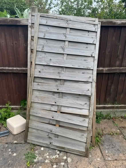 Photo of free Three tall fence panels (GL1) #1