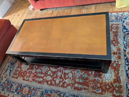 Photo of free Large Black & Tan Coffee Table (Fiveways BN1) #1