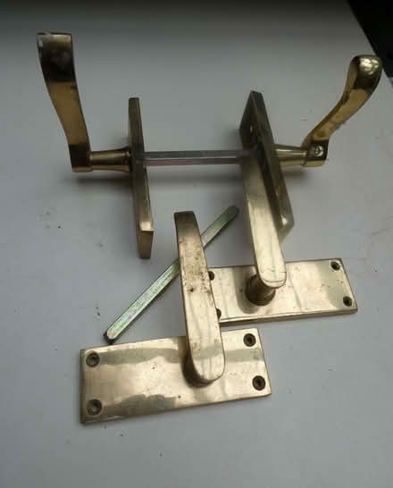 Photo of free Brass interior door handles (Whitestake PR4) #1