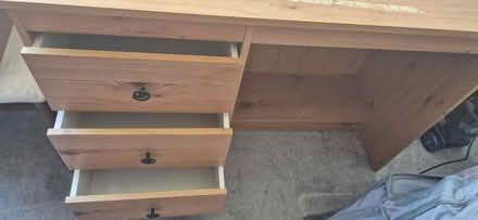 Photo of free Wooden desk with drawers (CR8) #2