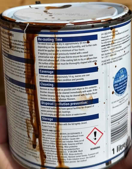 Photo of free Dark oak paint (PE6) #2