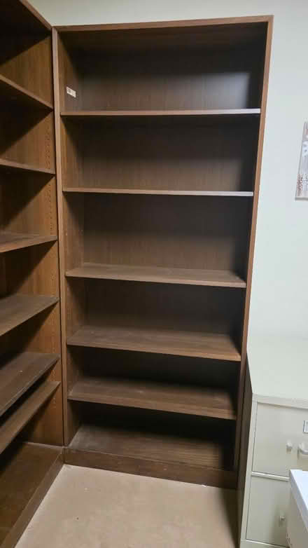 Photo of free Tall Wood Shelves (Winchester) #2
