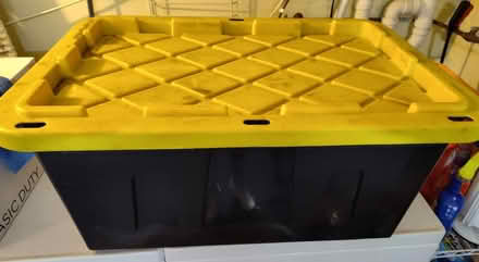Photo of free 27 Gallon Heavy Duty Tote Box (Saugus) #2