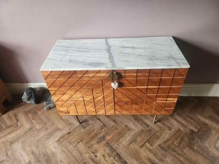 Photo of free Small sideboard marble too (Urmston) #1