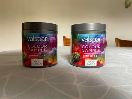 Photo of free 2 x Valspar paint tester pots (Cheadle Hulme SK8) #1