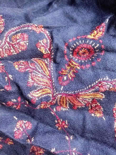 Photo of free Offcut from embroidered kashmir (Belper DE56) #2