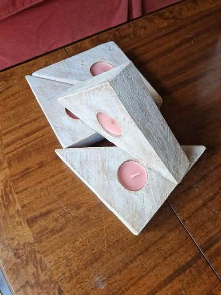 Photo of free Wooden tealight hders (Ormesby St Margaret NR29) #4