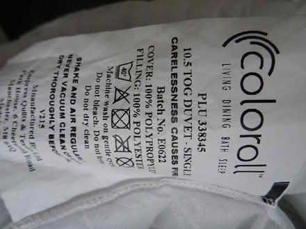 Photo of free 3 x Duvets (Size Single) (S2) #3