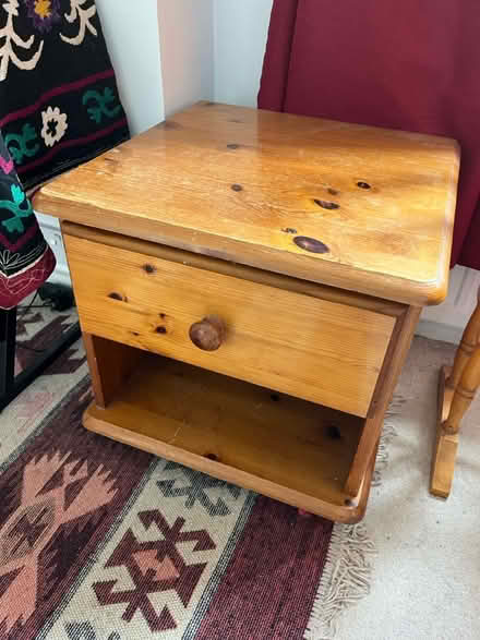 Photo of free 2 pine bedside tables (Guildford area GU1) #2